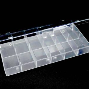 Sorting box pearl box with 12 compartments 19.5x10x3cm