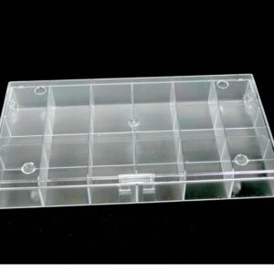 Sorting box pearl box with 18 compartments 19.5x10x3cm