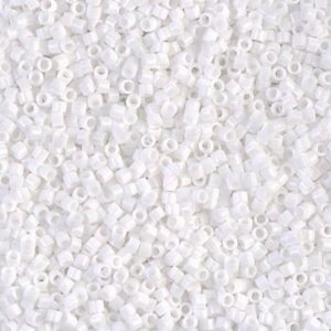 Delica Beads from Miyuki DB0200 white 5g