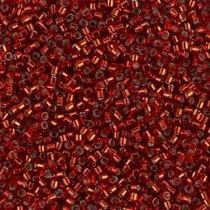 Delica Beads by Miyuki DB0603 dyed silverlined brick red 5g