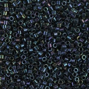 Miyuki Delica Beads Medium DBM0002 iris bleu foncé métallisé 5g