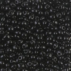 Drop Beads from Miyuki DP-401 black 5g