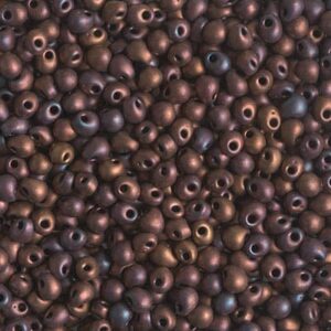 Drop Beads par Miyuki DP28-2005 iris framboise foncé métallisé mat 5g
