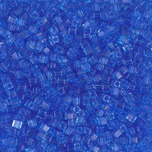 Miyuki Cube SB18-150 transparent sapphire 5g