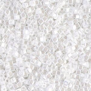Miyuki cube SB18-420 white pearl ceylon 5g