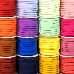 Velour tape color selection Ø 4×1,5mm 5m