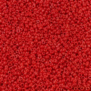 Miyuki Rocailles 11-426 lustre rouge opaque 9.9g