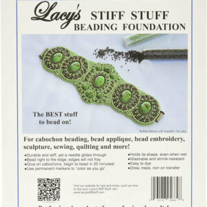 Lacy´s Stiff Stuff white background for embroidery 10.5×13.5 mm