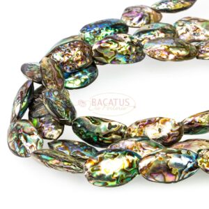 Abalone nuggets approx. 18 – 35 mm, 1 strand