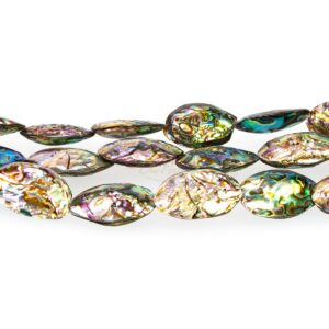 Abalone nuggets approx. 18 – 35 mm, 1 strand