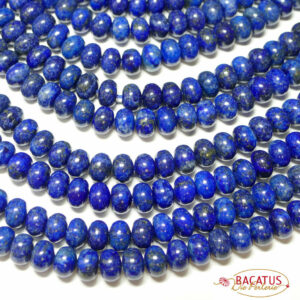 Lapis lazuli rondelle size selection, 1 strand