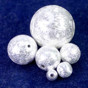 Hohlkugeln 925 Silber gebürstet Ø 4 – 18 mm