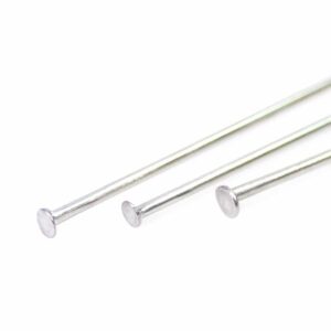 Head pin with plate stainless steel L 7cm Ø 0.7mm