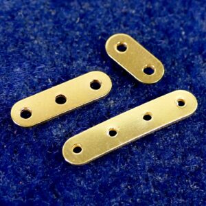 Multi-row spacers 925 silver * gold-plated *