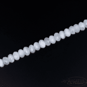 Pierre de lune rondelle facettée environ 5x8mm, 1 fil
