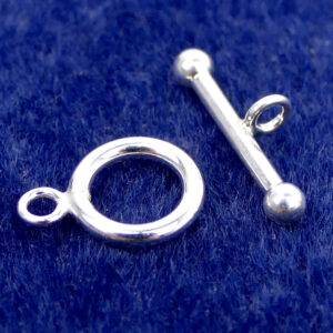 T-clasp toggle clasp 925 silver Ø 8 mm
