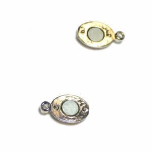 Magnetic clasp bracelet NEUMANN 7x10mm gold-plated or rhodium-plated
