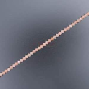 Sunstone bicone faceted approx. 3x3mm, 1 strand