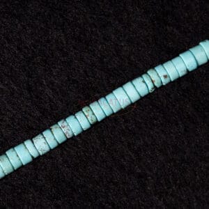 Magnesite Rondelle shiny approx. 2x4mm, 1 strand