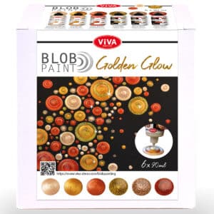 Blob Paint 6-teiliges Farb-Set « Golden Glow » 6x 90 ml