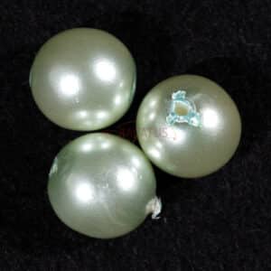 ,Renaissance Perlen Kugel glanz wassergrün ca. 3-8mm, 1x