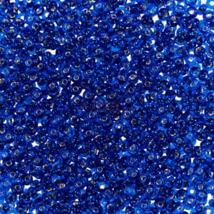 Glas Rocailles königsblau 2mm, 17g (1kg=58,82€)